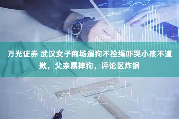 万光证券 武汉女子商场遛狗不拴绳吓哭小孩不道歉，父亲暴摔狗，评论区炸锅