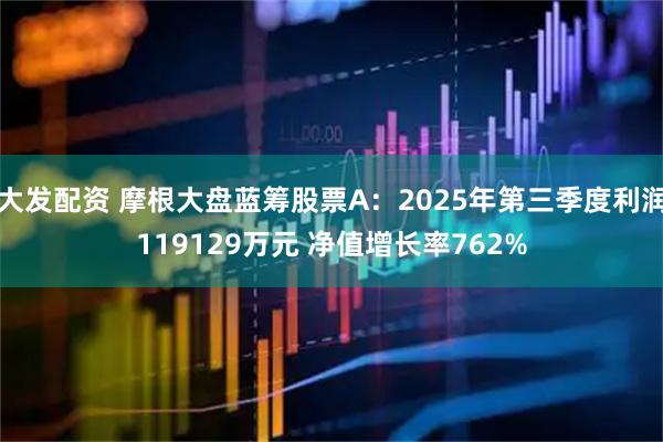 大发配资 摩根大盘蓝筹股票A：2025年第三季度利润119129万元 净值增长率762%